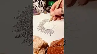 One Line and a Sunflower #sunflower #art #oneline #line #drawing #howtodraw #satisfying #twitch #ink
