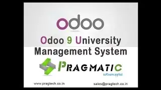 Odoo 9 University Management System