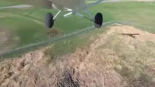 KMIC, flying the left traffic pattern for 24 Left the Sod