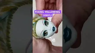 Реставрируем Monster High Dawn of the Dance Lagoona Blue! Устраняем протечку клея и пожелтение ви...