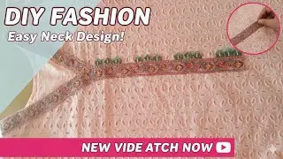 Latest Neck Design Simple & Easy | Simple Neck Design Cutting and Stitching Step by Step #neckdesign