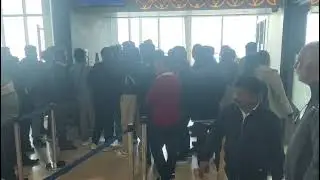 #indigo #airport #chaos #indigoairlines #usa 