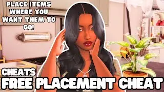 The Free Placement Cheat for Beginners⭐️(Placing Clutter, Resizing Items, and More!) | The Sims 4