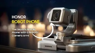 Робот-телефон HONOR &mdash; первый в мире смартфон с искусственным интеллектом и роботизированной рукой...