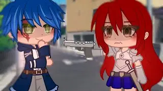 Pull the trigger trend//Gacha club+ibis paints//ft.fairy tail characters//