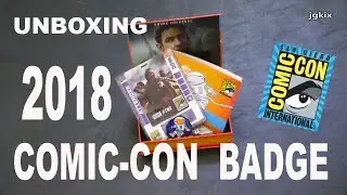 Comic-Con 2018 Unboxing the Badge