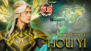PRO HOU YI MVP: РЕЙТИНГ SS И ГЕЙМПЛЕЙ 🤯 HONOR OF KINGS 2025 #DecadeofPromise