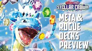 NEW AND UPDATED Stellar Crown Decks! Pokemon TCG Preview