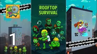 Rooftop Survival - Best Setup to beat Lvl 30 - Zombie TD