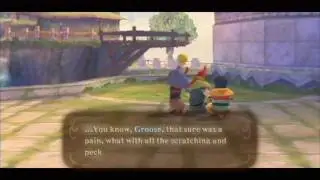 Link Confronts Groose (Skyward Sword)