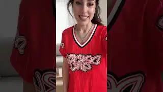 Derry Girl Baseball Jersey in Red