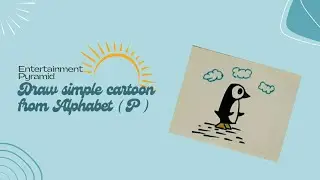 #alphabets#letter Cartoon from Alphabet(P)#drawing #cartoon #stepbystepdrawing #kidsvideo #penguin