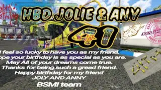 HBD JOLIE & ANY SEMOGA TAMBAH SUKSES SEMUANYA