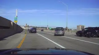Dashcam: Cruiser hits murder suspect on US-131