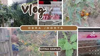 Atualiza&ccedil;&atilde;o da obra + t&aacute; dif&iacute;cil pra produzir verduras + come&ccedil;amos a lavar as roupinhas da nenem