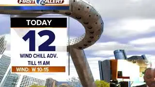 Biting wind chills