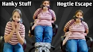 Stuff Handkerchief || Hogtie Escape Challenge|| Most Requested Video 🤗