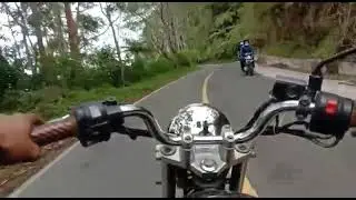 tanjakan menuju penatapan tele samosir.