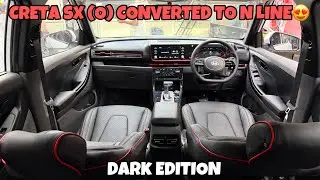 CRETA BASE MODEL 2025 MODIFICATION✅CRETA BASE TO TOP MODIFIED WITH HYUNDAI GENUINE ACCESSORIES✅