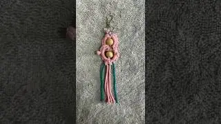 Thread Art🧵#diy#craft#diyideas⛓️&zwj;💥 #keychain#youtubeshorts#shortsfeed#shorts#threadart#threadcraft