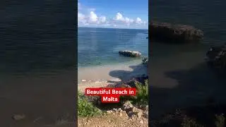 Beautiful Beach in Malta #shortsvideo #shorts #malta #beach #nature #beautiful