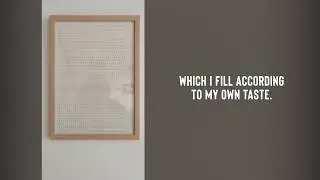 Text as image. Automatic typing. My Philosophy and Artist Statement. Text-based Art, Part 5/5.