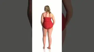 Raisins Curve Plus Size Solid Costa High Waist Bikini Bottom | SwimOutlet.com