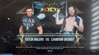 WWE 2K23 NXT | Kevin Mulero Vs Cameron Grimes Gameplay Match