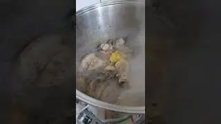 나의 즉석 재료 보쌈  /  김장하면서