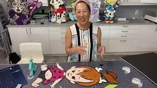 DIY Pebbles from the Flintstones - assembly of an off-the-mat character