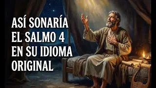 Así sonaría el salmo 4 en su idioma original hebreo