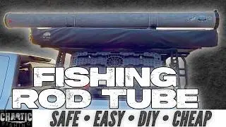 Make your own DIY travel fishing rod tube for CHEAP!