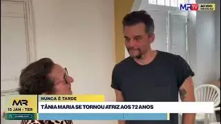 Atriz T&acirc;nia Maria inicia carreira no cinema aos 70 anos e ganha destaque nacional