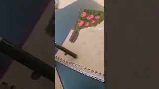 Another schedule art speed paint an outside nature so sweet and beautiful