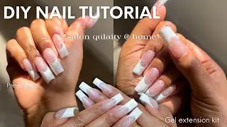 Gel Nail Extensions Tutorial: Pre-Shape & Pre-Apex Tips (Beetles Nails) 