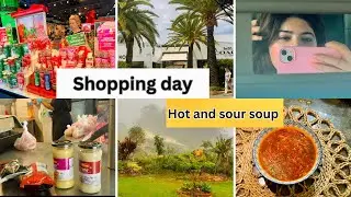 Shopping day 🛍️ || Hot and sour soup || beautiful weather || Anam in Australia