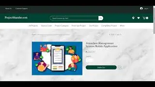 Attendance Management System Mobile Application | Android Project | Website Project | Design Project