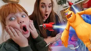 MONSTER iS BACK!!  Adley & Mom go on a Learning adventure with Osmo Genius! fun app game play review