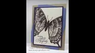10 Quick & Easy Cards video#25 using Stampin Up Stamp set Swallowtail