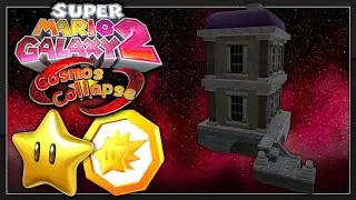 Super Mario Galaxy 2 Cosmos Collapse - Flash Black Galaxy ALL STARS / COMET MEDAL