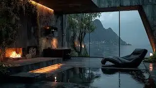 Cozy New Year 2026 Music 🎶 Fireplace Sounds  Peaceful Holiday Night Ambience
