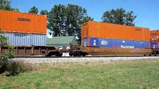 Schneider Containers and Pacer StackTrain Intermodal Car