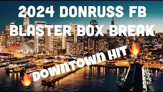 2024 Donruss Football Blaster Box Break w Downtown Hit!