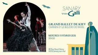 Grand Ballet de Kiev - Carmen et le Boléro de Ravel | Mercredi 11 Février 2026 | Théâtre Galli