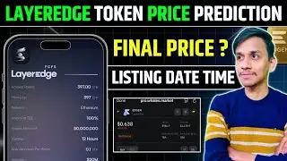 Layeredge Token Price Prediction 🤑 Layeredge Airdrop Listing Date Time~Layeredge Token Claim Wallet🚀