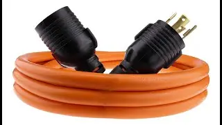 Nema L14-30 Generator Power Cord 4 Wire 10 Gauge 125/250v 30 Amp 7500 watts (10 Feet) - Overview