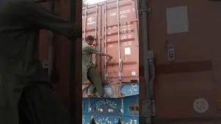 Container Opening Gate || Hard Locking, #container #opening #lock #soybean #feed #chicken #viral #1k