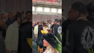 Cardi B and Travis Scott interact at the TikTok Superbowl Party #cardib #travisscott