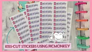 How To Design Kiss-Cut Stickers with PicMonkey // No Graphic Design Experience Necessary