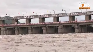 Pulichintala Project Dam water overflows after heavy rainfall in Andhra Pradesh&rsquo;s Vijayawada | News9
